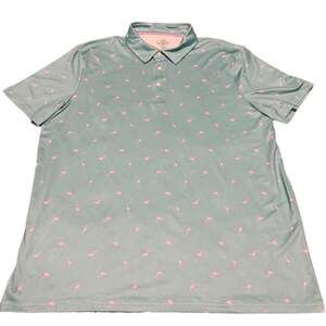 St. John's Bay Men's Nautical Anchor Print Short Sleeve Polo Shirt